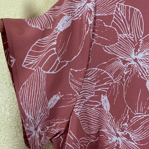 Shein Dress Pink White Floral Size 3XL - Picture 6 of 13